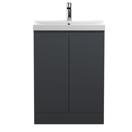 Hudson Reed Urban 600mm Floor Standing 2 Door Vanity Unit with Basin