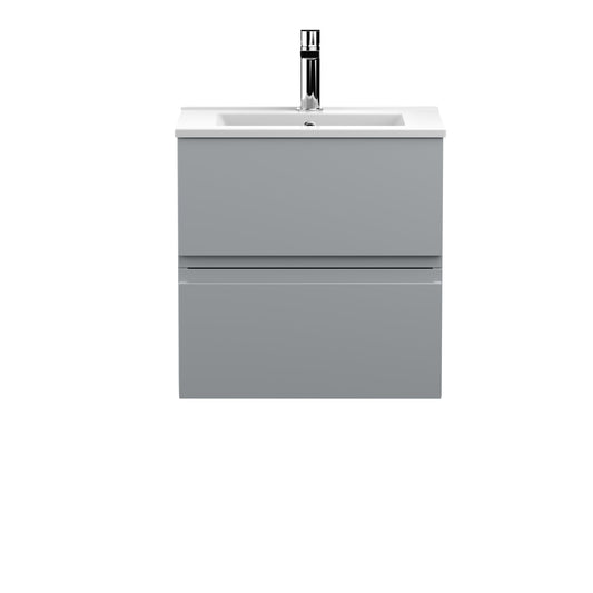 Hudson Reed Urban 500mm Wall Hung 2 Drawer Vanity Unit with Basin