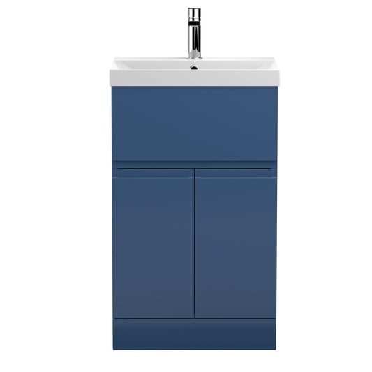Hudson Reed Urban 500mm Floor Standing 2 Door 1 Drawer Vanity Unit With Basin