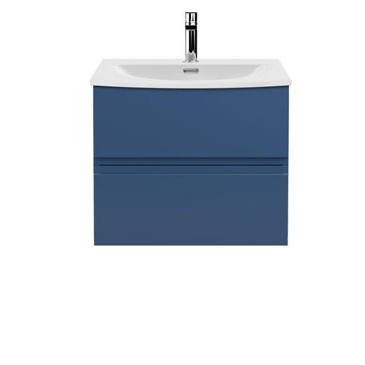 Hudson Reed Urban 600mm Wall Hung 2 Drawer Vanity Unit with Curved Basin
