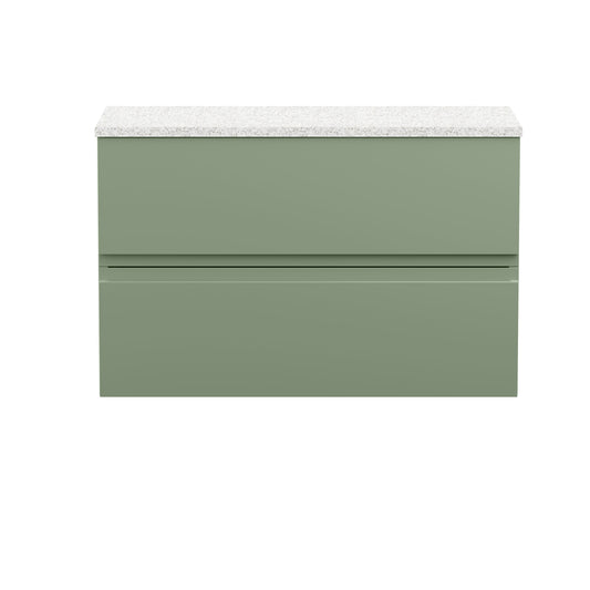 Hudson Reed Urban 800mm Wall Hung 2-Drawer Unit With Laminate Top