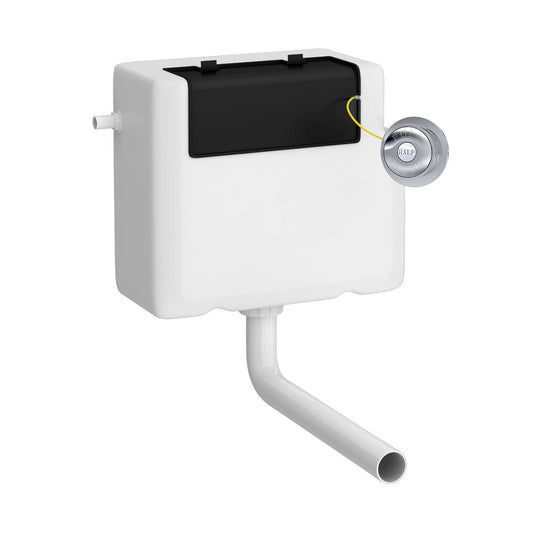 Hudson Reed Traditional Cistern With Chrome Flush Plate