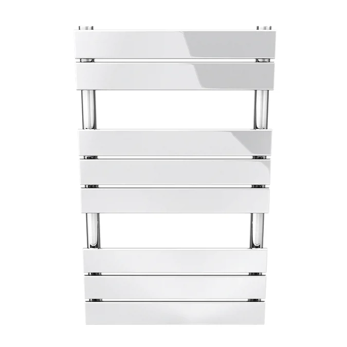 Milan Bathroom Heated Towel Rail Chrome Finish - 840mm x 500mm - Image 3