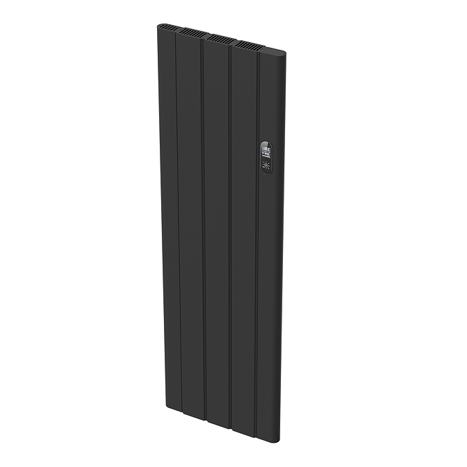Urban 1600 x 503mm Smart WiFi Aluminium Electric Radiator – 1500W Matt Black - Image 5