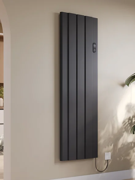 Urban 1600 x 503mm Smart WiFi Aluminium Electric Radiator – 1500W Matt Black