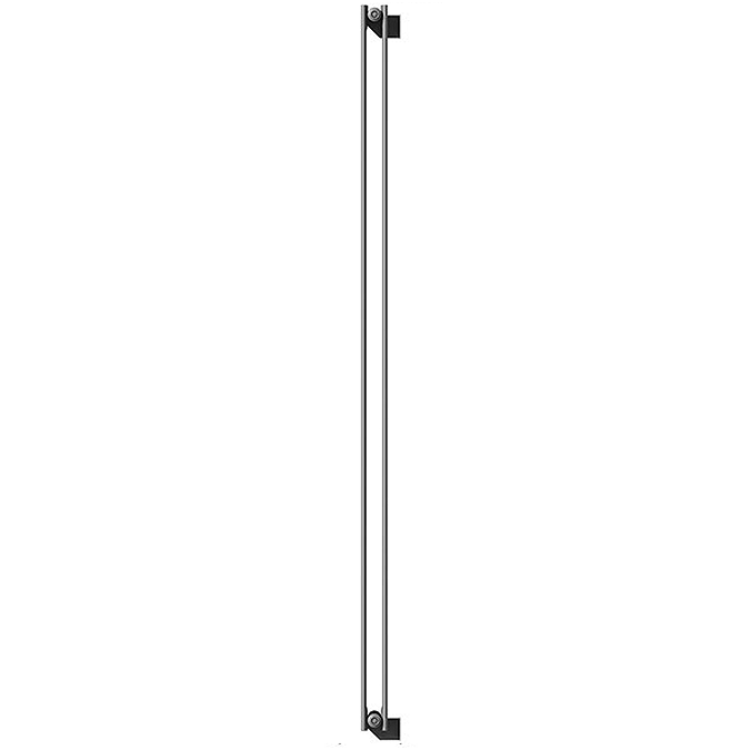 The Heating Co. Bonaire 1600 x 304mm Anthracite Grey Double Vertical Flat Panel Radiator - Image 3