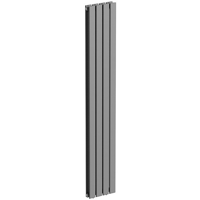 The Heating Co. Bonaire 1600 x 304mm Anthracite Grey Double Vertical Flat Panel Radiator - Image 5