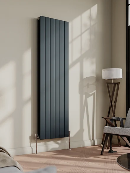 Urban Vertical Radiator - Anthracite - Double Panel (1600mm High)